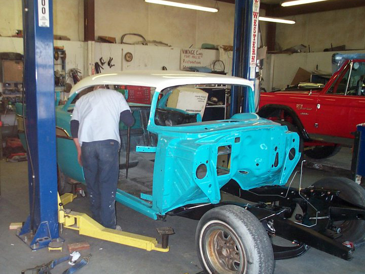 Vintage car restoration project